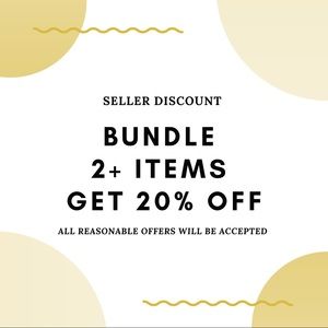 Seller Discount: Bundle 2+ Items & Save 20%